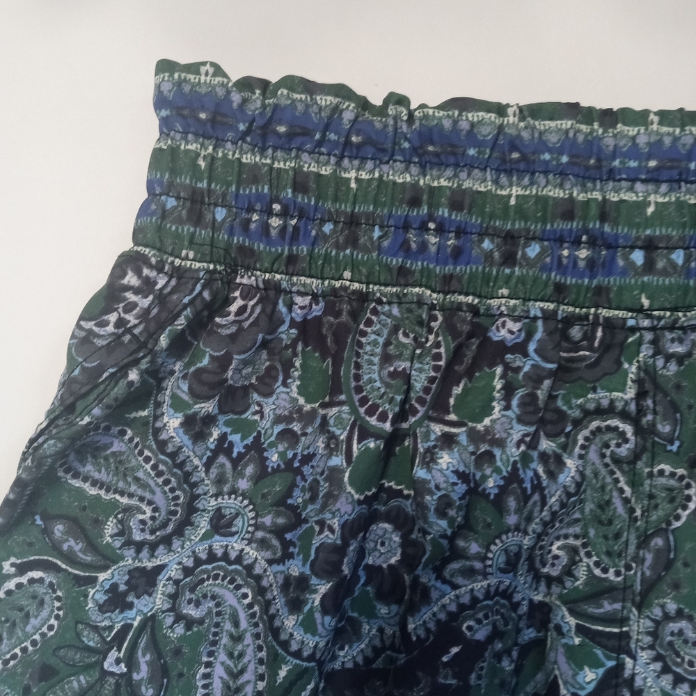 Fp Free People Movement Paisley Printed Next Round Shorts extra Small - Picture 6 of 8